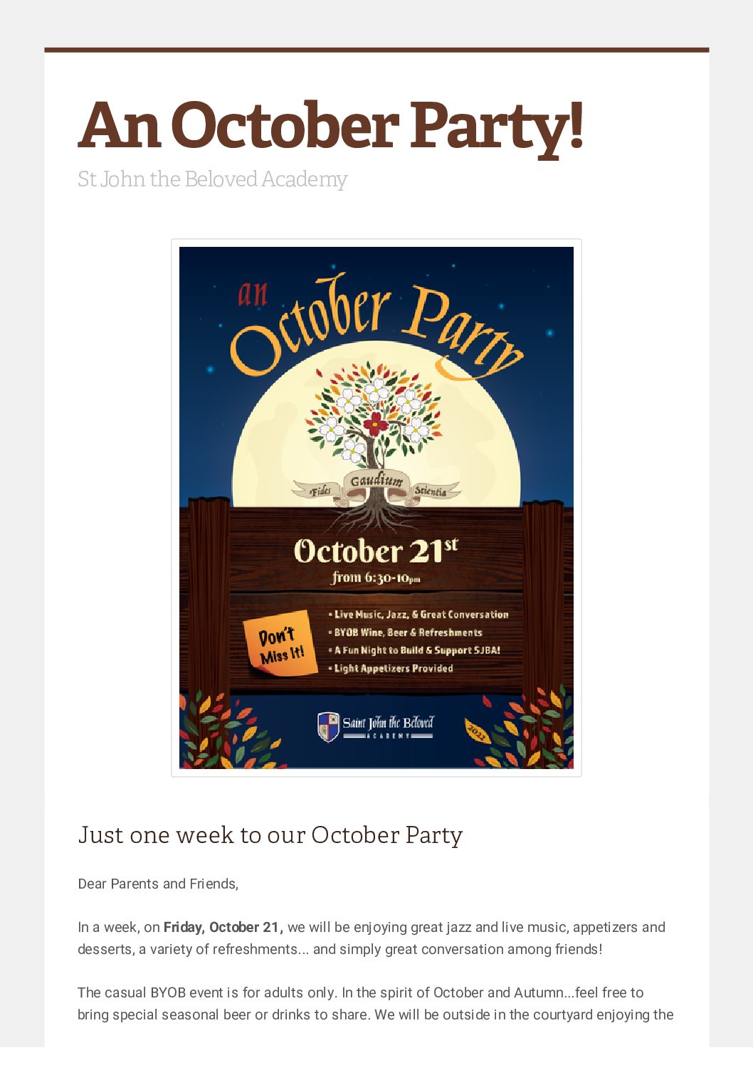 An October Party